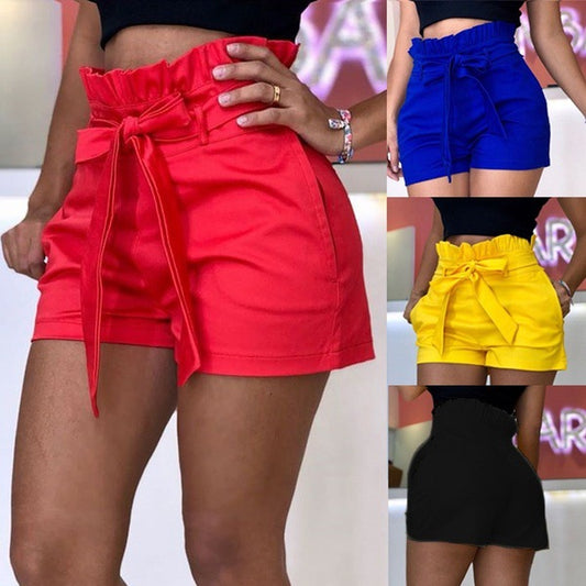 Pocket Lace Wide-Leg Casual Sexy Hollow Summer Women'S Shorts - Zalixer