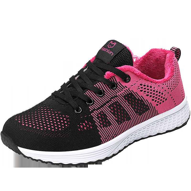 New Style Sports Shoes Women Flying Woven Mesh Women's Shoes Sports Shoes - Zalixer