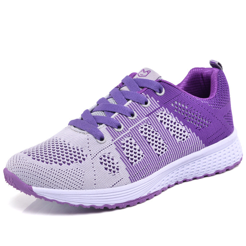 New Style Sports Shoes Women Flying Woven Mesh Women's Shoes Sports Shoes - Zalixer