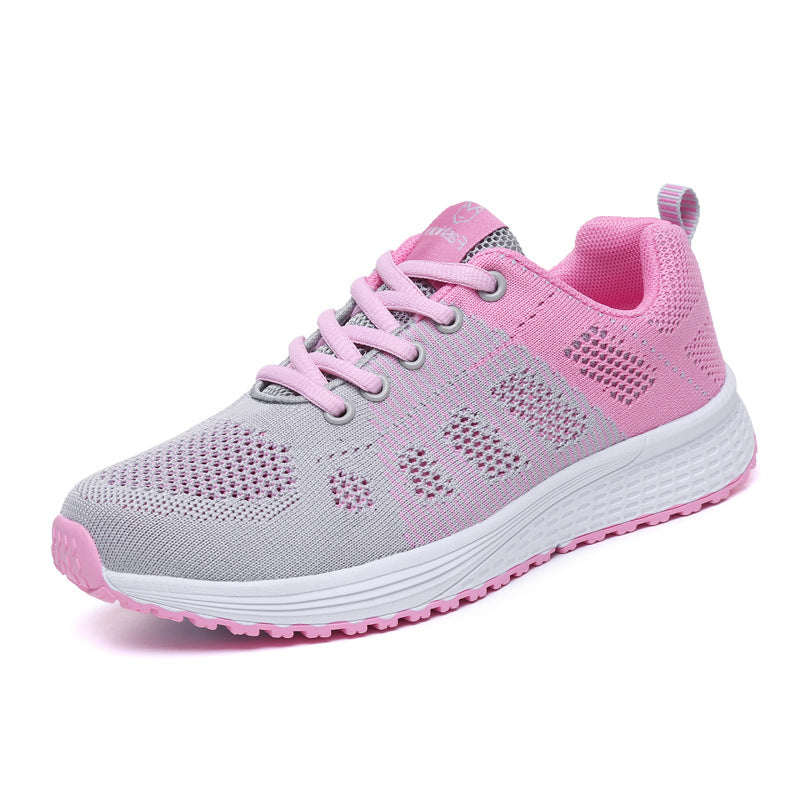 New Style Sports Shoes Women Flying Woven Mesh Women's Shoes Sports Shoes - Zalixer
