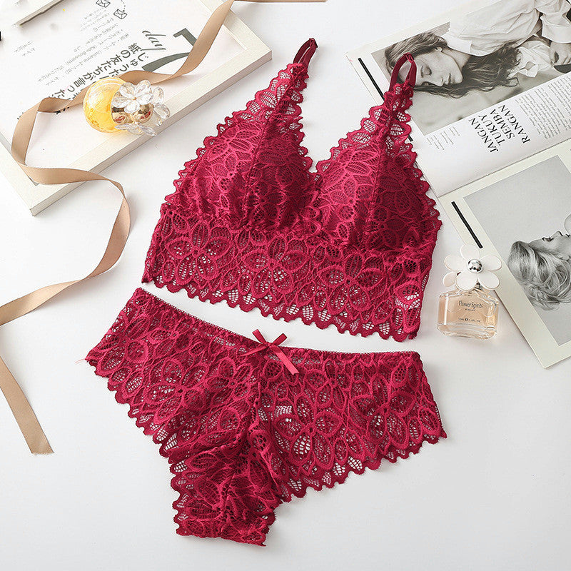 Women Lace Bra Sets Seamless Unde - Zalixer