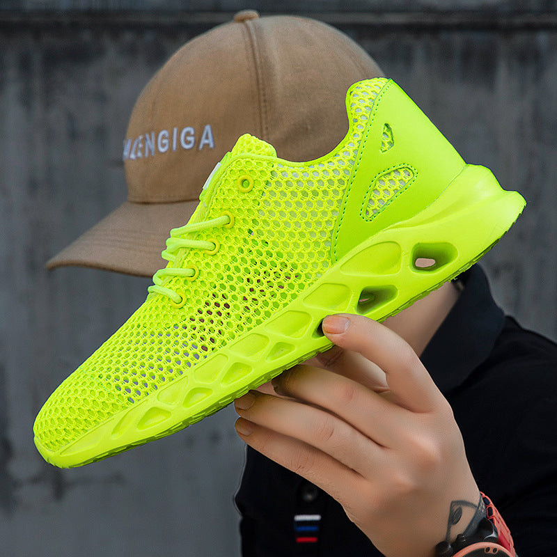 Men's Shoes Breathable Mesh Casual Shoes Sports Travel Shoes - Zalixer