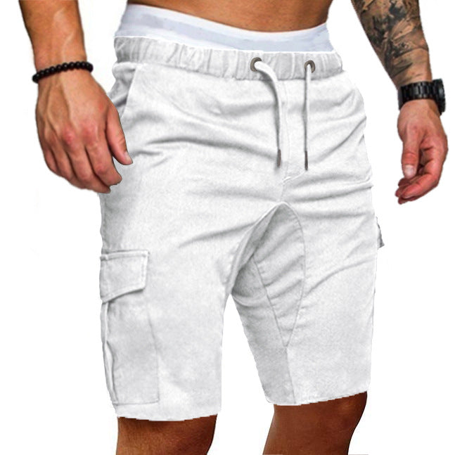 Casual tooling multi-pocket casual men's shorts - Zalixer