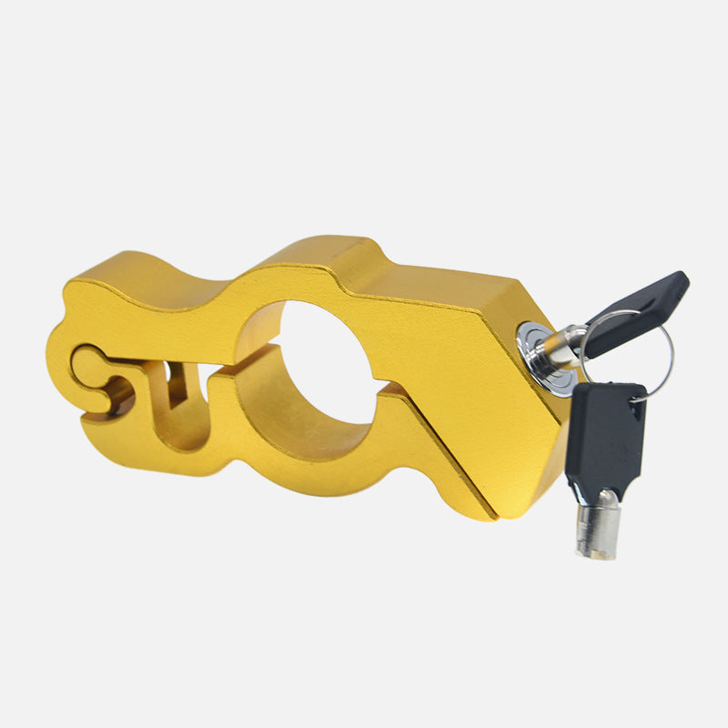 Handle anti-theft lock throttle lock
