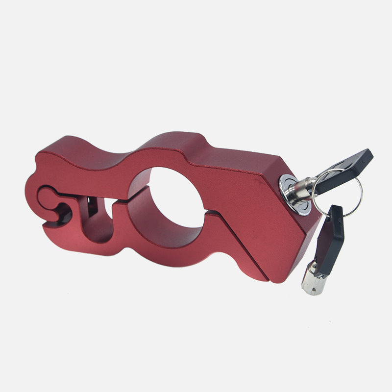 Handle anti-theft lock throttle lock