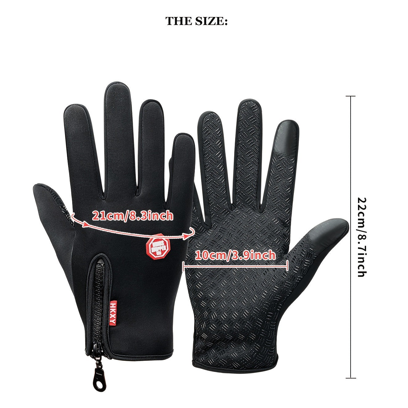 Winter Sports Touch Screen Plus Velvet Gloves