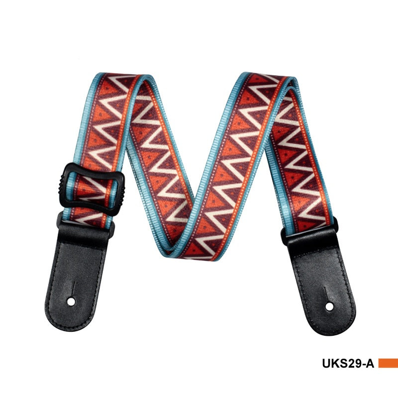 Thermal Transfer Printing Ukulele Color Small Guitar Belt