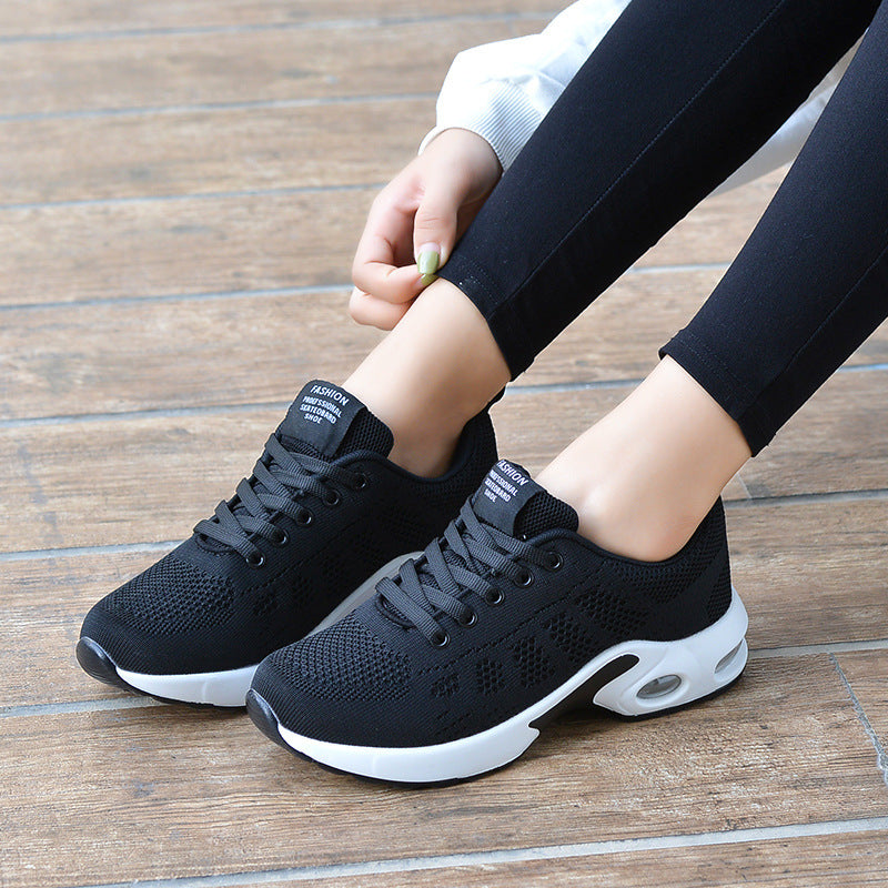 Flying Woven Mesh Shoes Women's Shoes Sports Casual Shoes Fashion Breathable - Zalixer