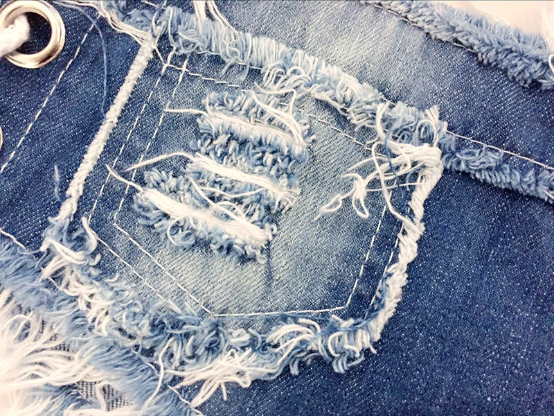 Women's denim shorts - Zalixer