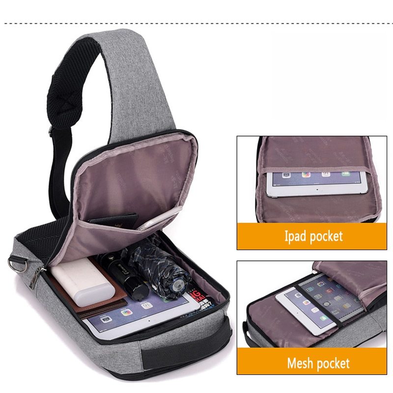 Anti-theft USB charging bag