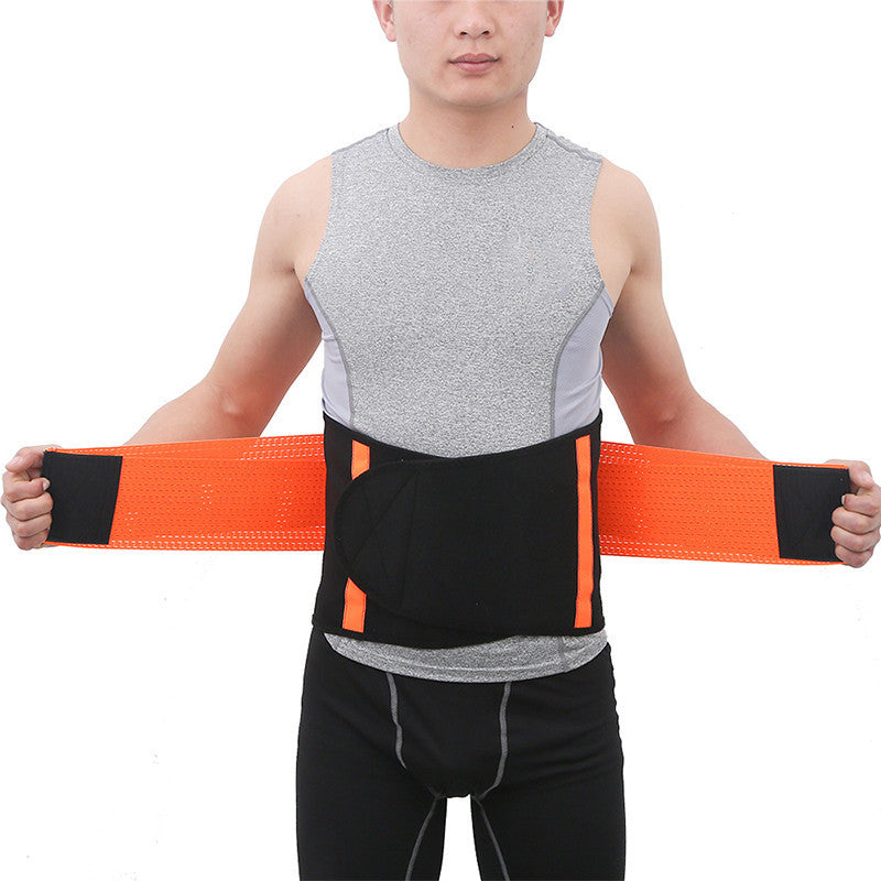 Sports Breathable Waist Belt Squat Strength Support Waist Training Fitness Weight Lifting Waist Posture Corrector - Zalixer