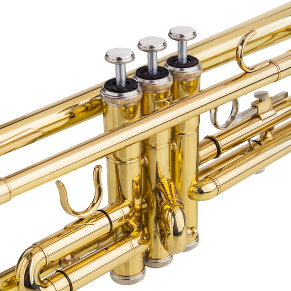 Drop B Tone Adjustable Trumpet Gloves Set Plaint Golden - Zalixer