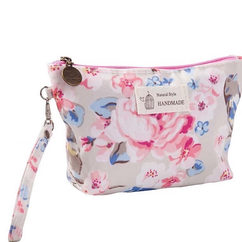 Monogram tarpaulin printed make-up bag - Zalixer