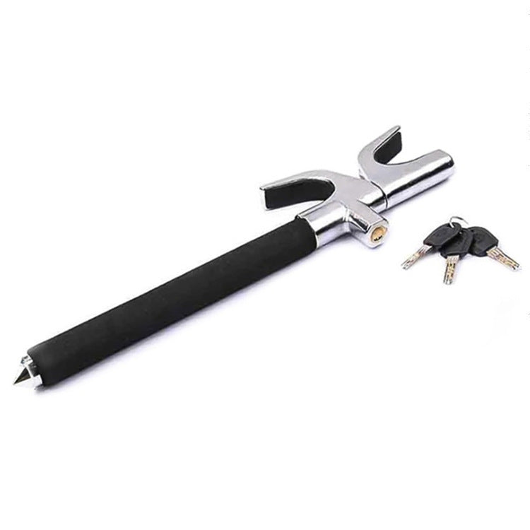 Motor Steering Wheel Lock Car Adjustable Telescopic Security Lock Safety Lock Car Safety Hammer