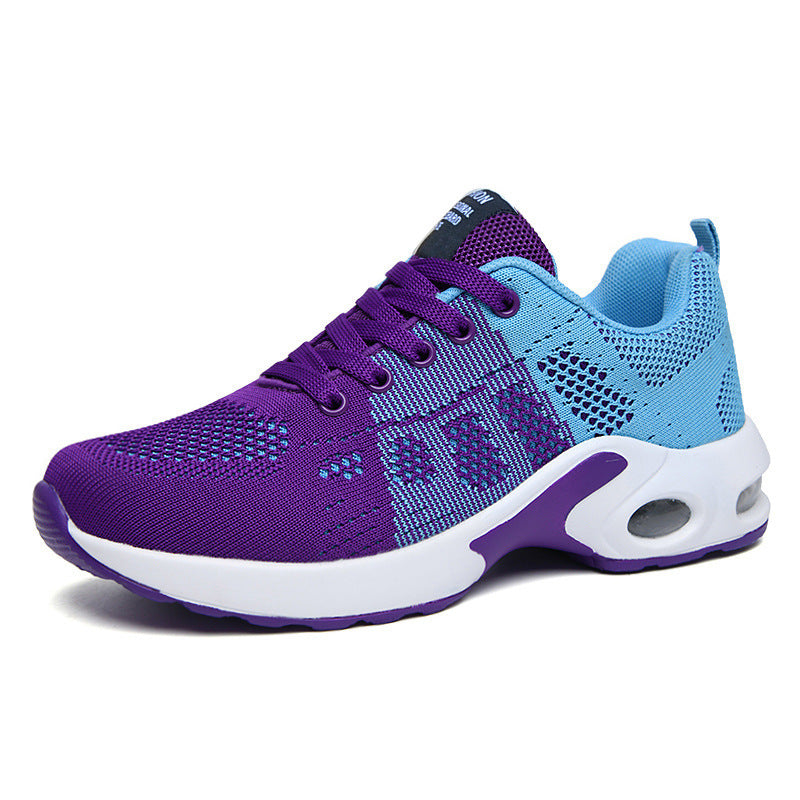 Flying Woven Mesh Shoes Women's Shoes Sports Casual Shoes Fashion Breathable - Zalixer