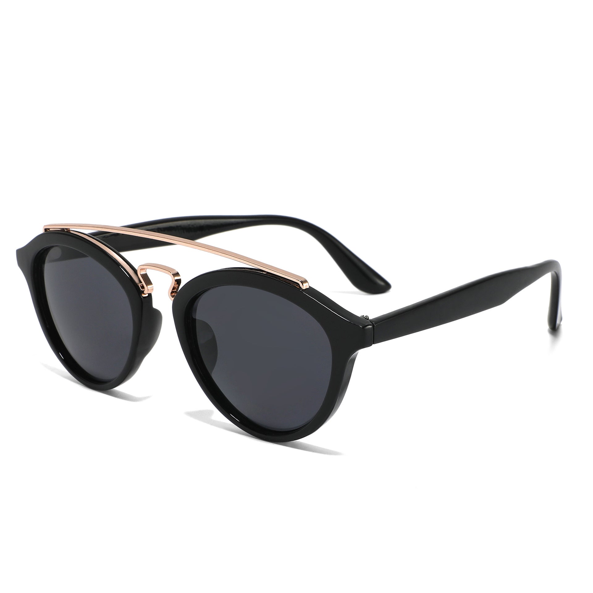 Womens Classic Narrow-Frame Dual-Beam Sunglasses - Zalixer