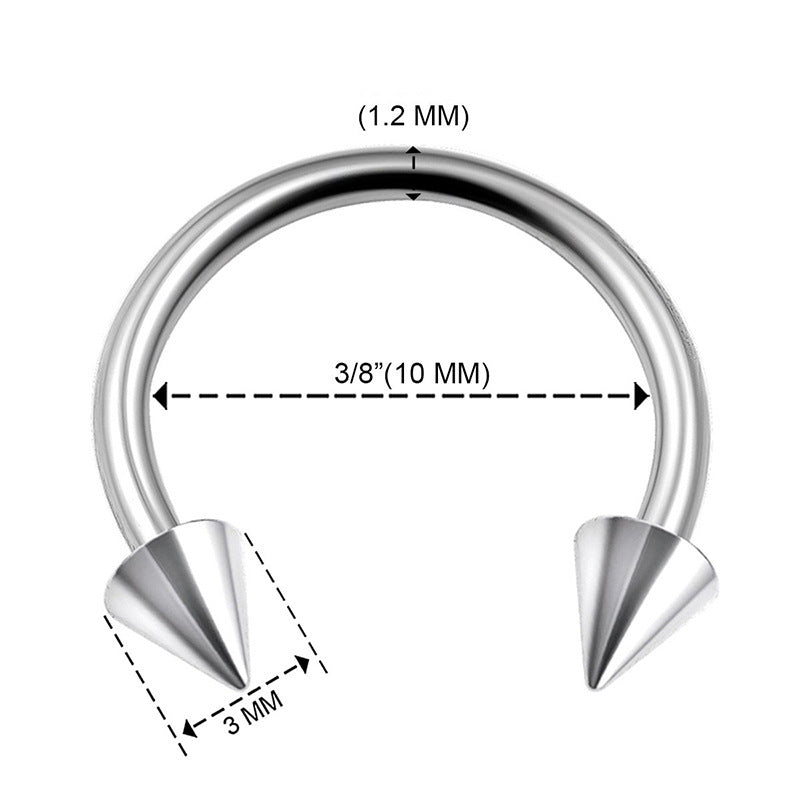 Women's Stainless Steel Piercing Jewelry Piercing Ornament