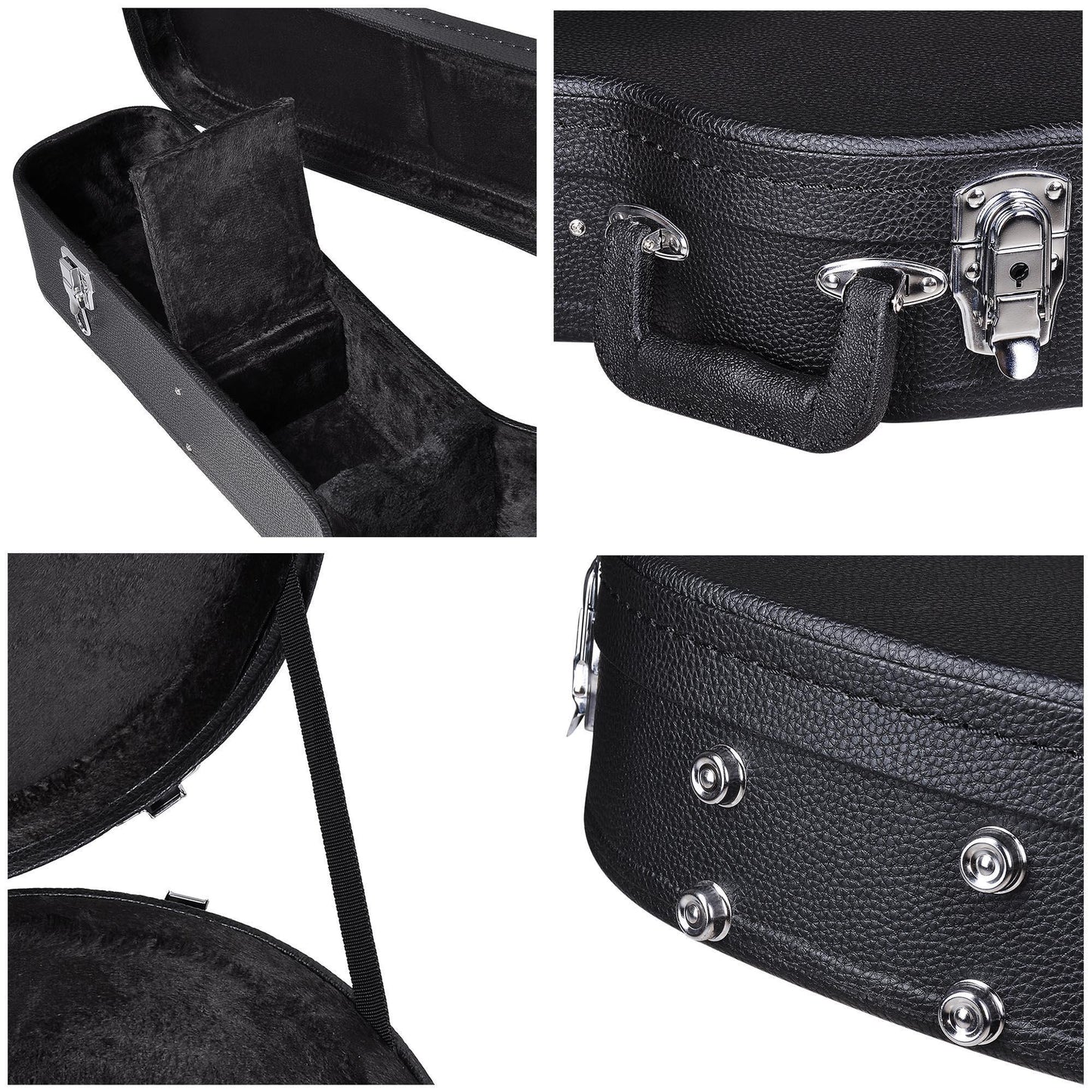 Durable Design, Versatile And Compatible With Multiple Guitars, Acoustic Guitar Hard Shell Case