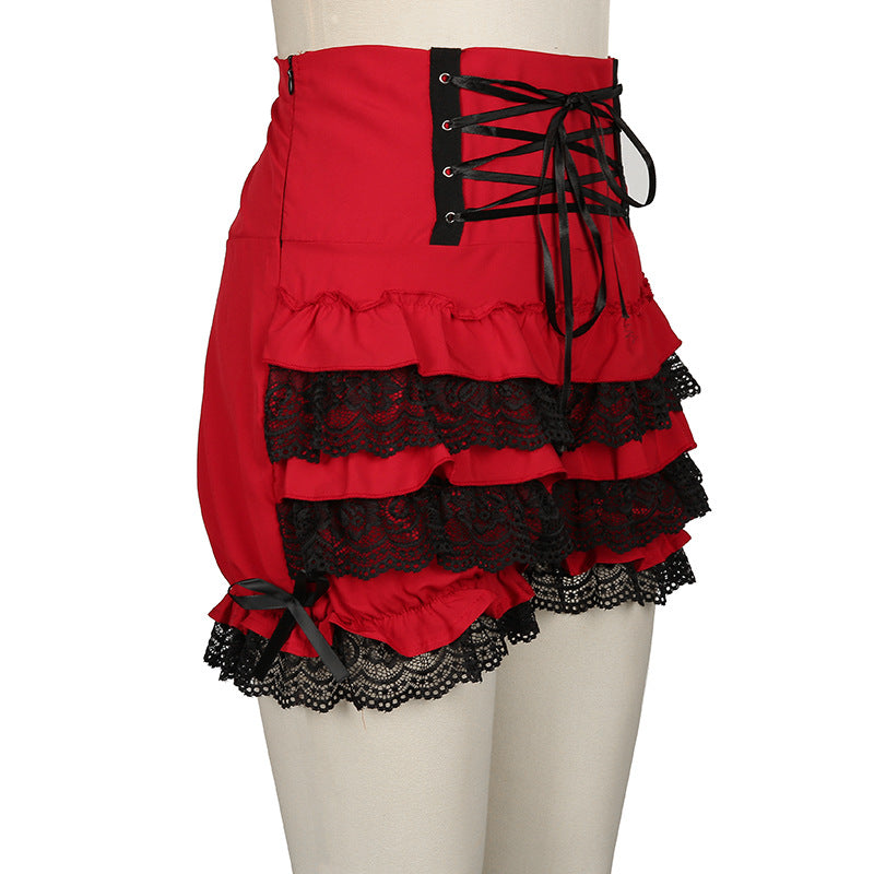 Lace High Waist Sexy Shorts - Zalixer