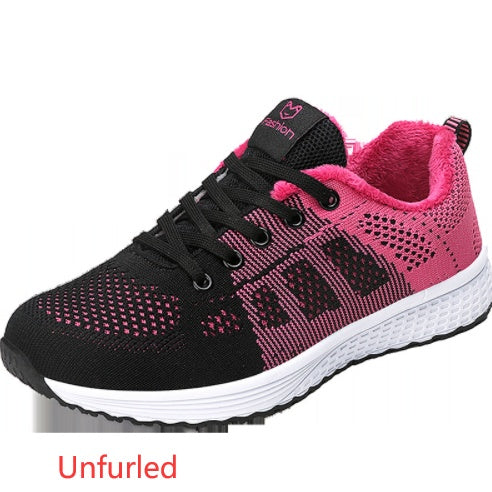 New Style Sports Shoes Women Flying Woven Mesh Women's Shoes Sports Shoes - Zalixer