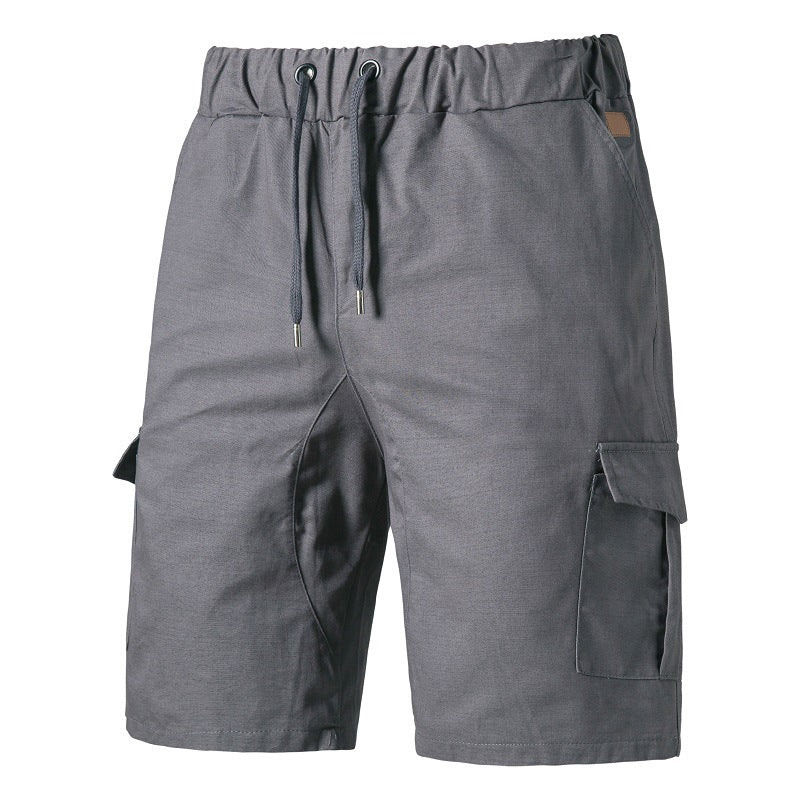 Casual tooling multi-pocket casual men's shorts - Zalixer