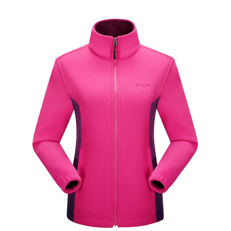 Winter leisure outdoor polar fleece jacket