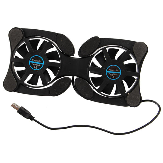 Portable folding cooling base for notebook radiator - Zalixer