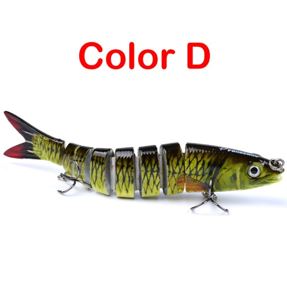 Pike Fishing Lures Artificial Multi Jointed Sections Hard Bait Trolling Pike Carp Fishing Tools - Zalixer