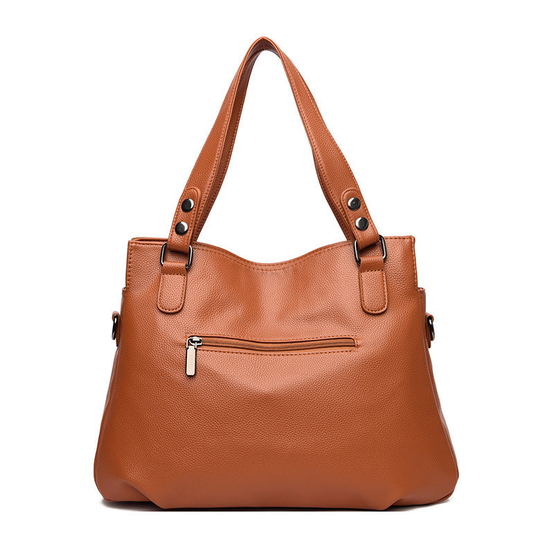 Womens Retro Tassel Zipper Suede Shoulder Crossbody Bag - Zalixer
