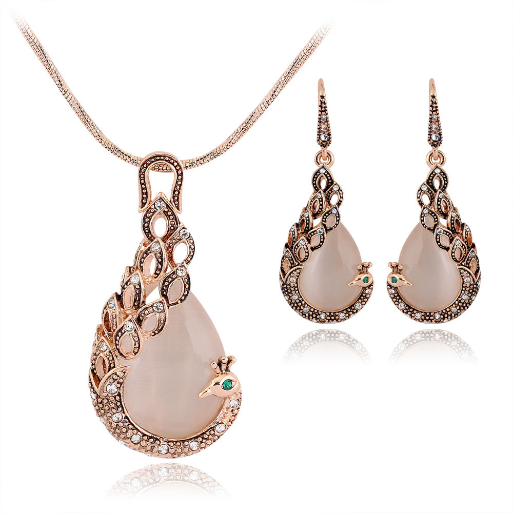 Peacock Jewelry Set - Zalixer