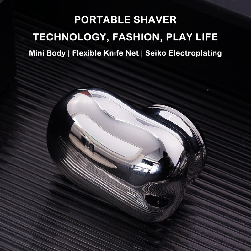 Mini Portable Face Cordless Shavers Rechargeable USB Electric Shaver Wet & Dry Painless Small Size Machine Shaving For Men - Zalixer