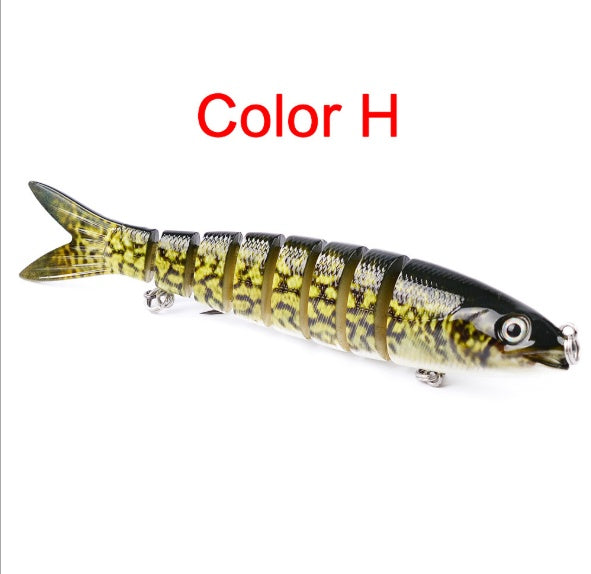 Pike Fishing Lures Artificial Multi Jointed Sections Hard Bait Trolling Pike Carp Fishing Tools - Zalixer