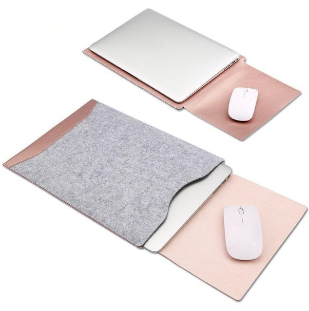Minimalist Laptop Sleeve With Mousepad For - Zalixer