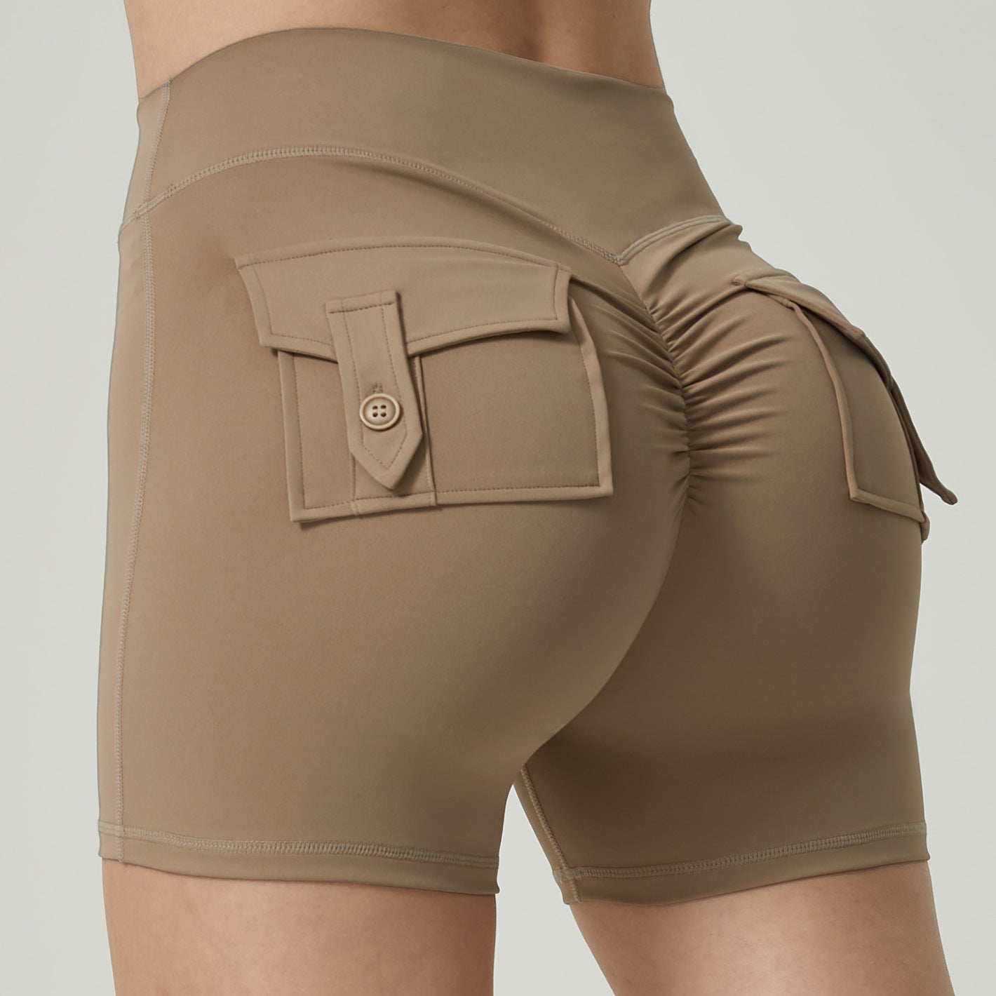 Pocket Fitness Sports Yoga Shorts - Zalixer
