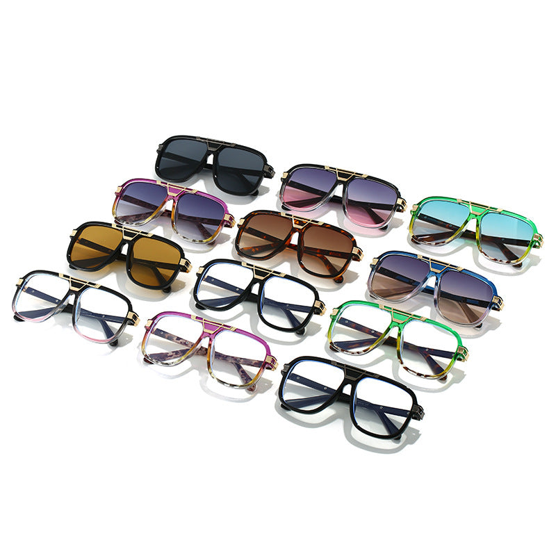 Womens Cross-Border Stylish Colorful Sunglasses - Zalixer