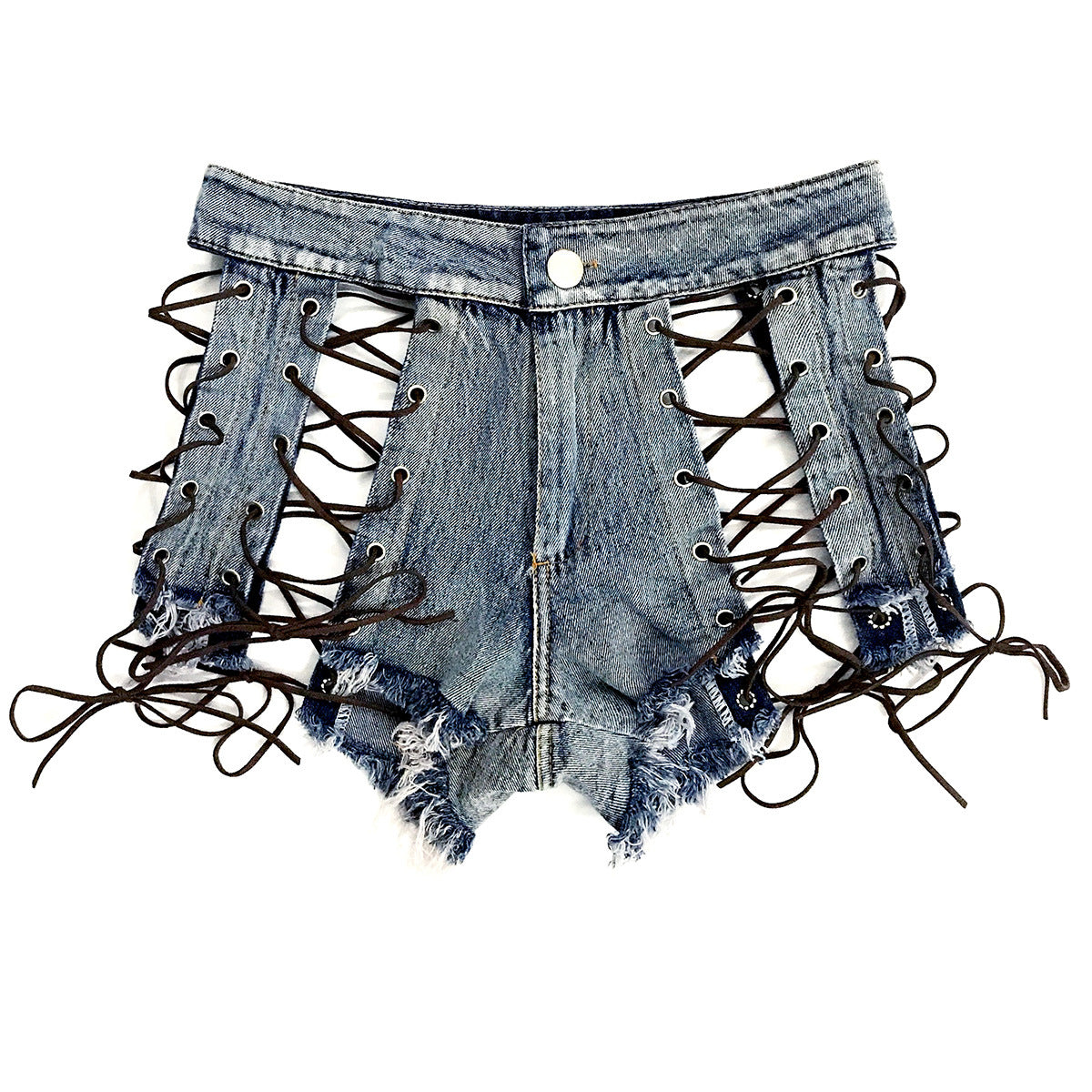 Women's Denim Shorts hot pants - Zalixer