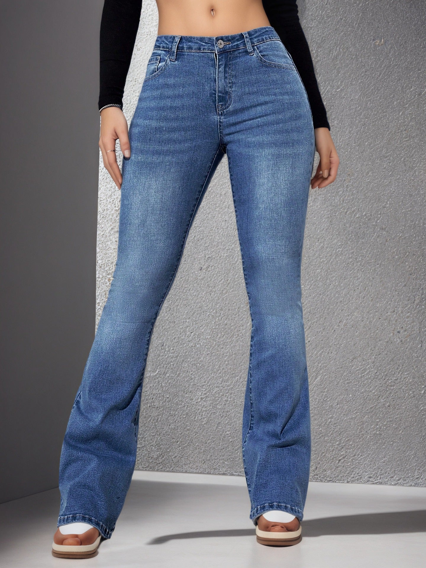 Womens Stretch Denim Jeans - Zalixer