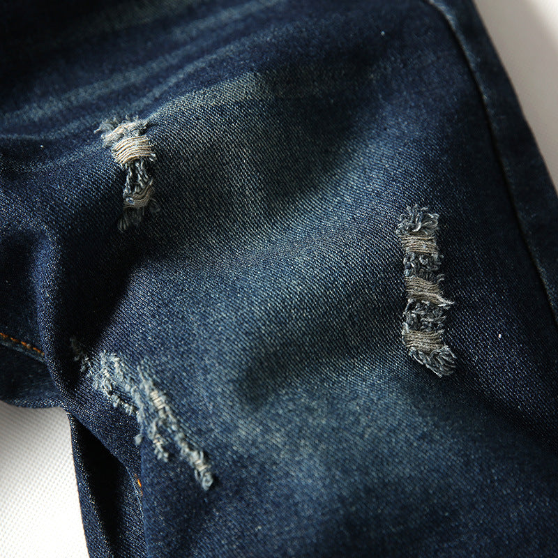 Thin men's denim shorts - Zalixer