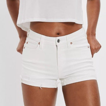 Women's Stretch Denim Shorts - Zalixer