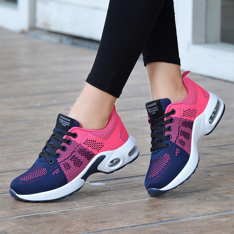 Flying Woven Mesh Shoes Women's Shoes Sports Casual Shoes Fashion Breathable - Zalixer