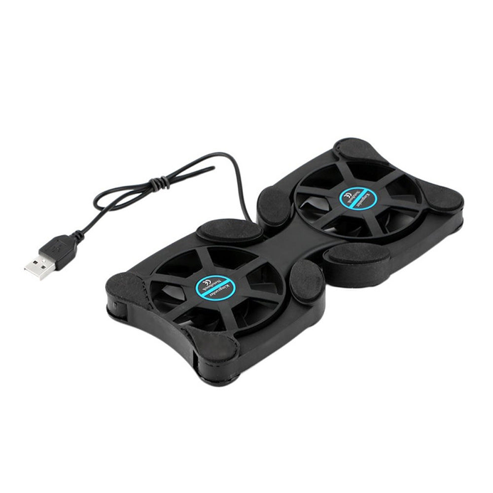 Portable folding cooling base for notebook radiator - Zalixer