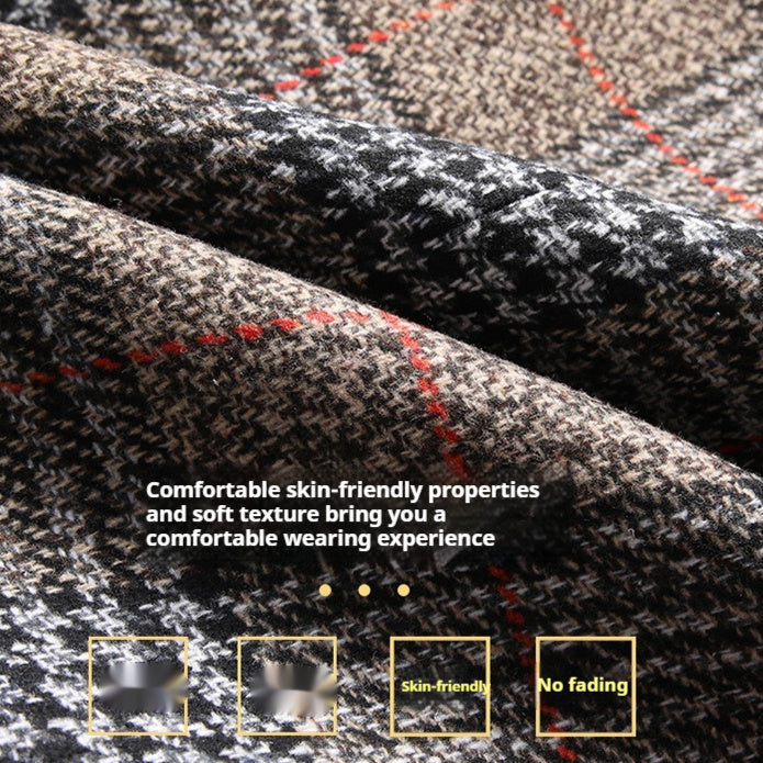 High End Autumn And Winter Middle-aged Men's Suit