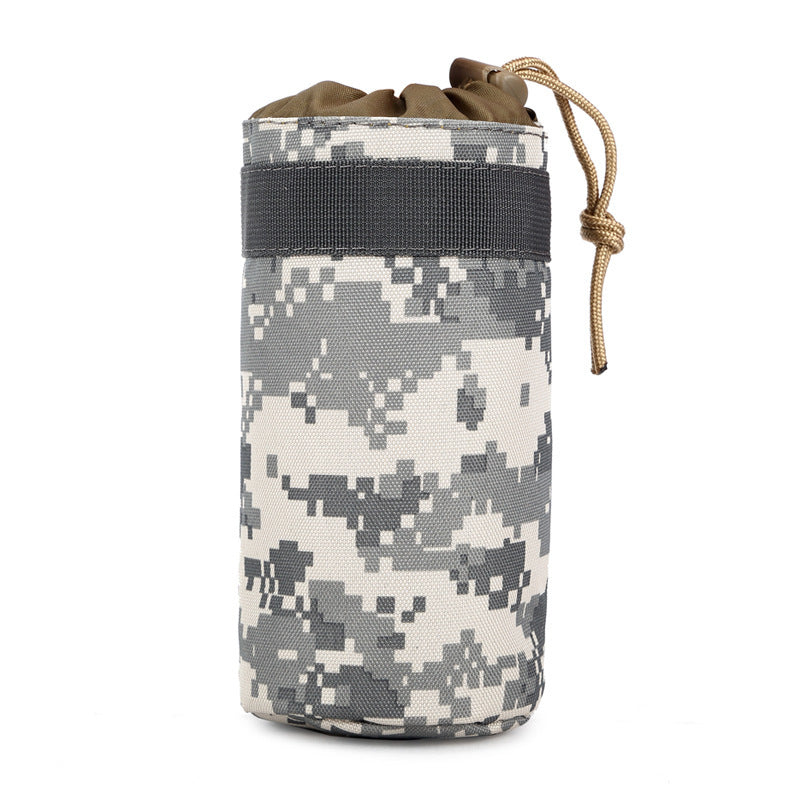 Outdoor tactical camouflage water cup bag kettle bag sports accessories sub bag bag portable bag