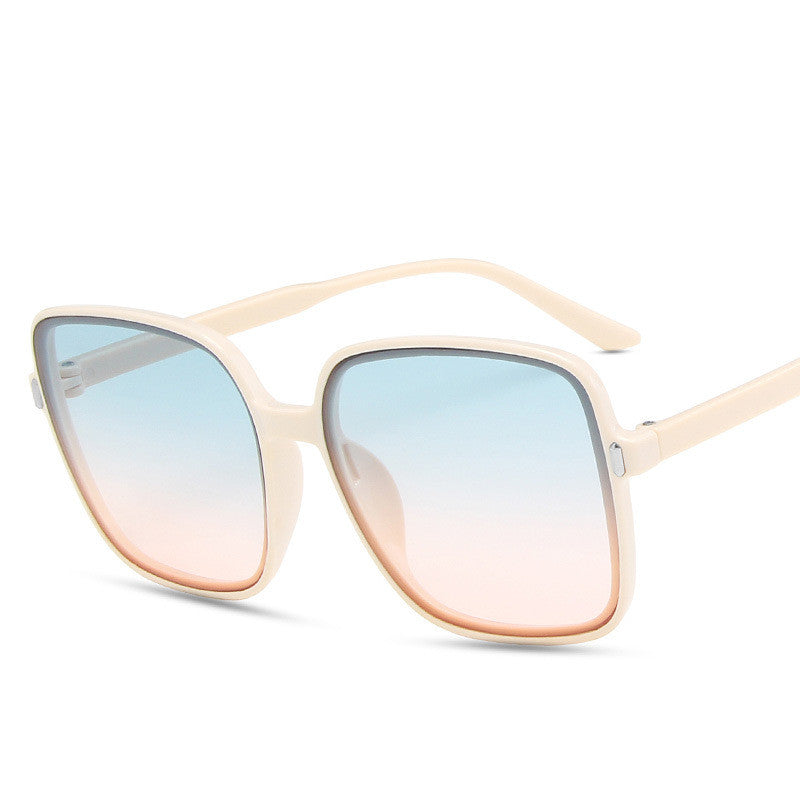 Sunglasses Big Square Sunglasses Rice Nail Sunglasses - Zalixer