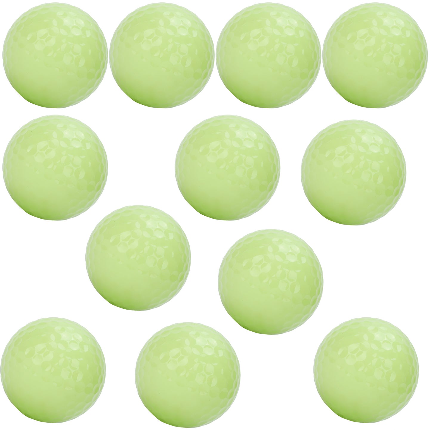 12Pcs Glow Golf Balls Luminous Night Golf Balls Glow in The Dark for Night Sports