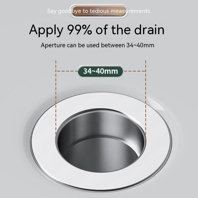 Long Pop-Up Sink Drains Filter Bathroom Press Bounce Basin Plug Stopper Wash Basin Hair Catcher Sink Strainer Kitchen Supplies - Zalixer