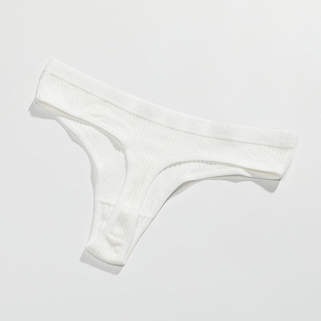 New Female Cotton Panties Low Thong - Zalixer