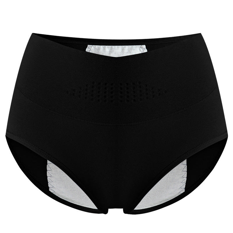 High Waist Plus Size Cotton Women's Menstrual Panties - Zalixer