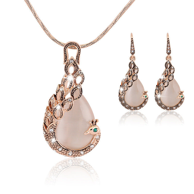 Peacock Jewelry Set - Zalixer