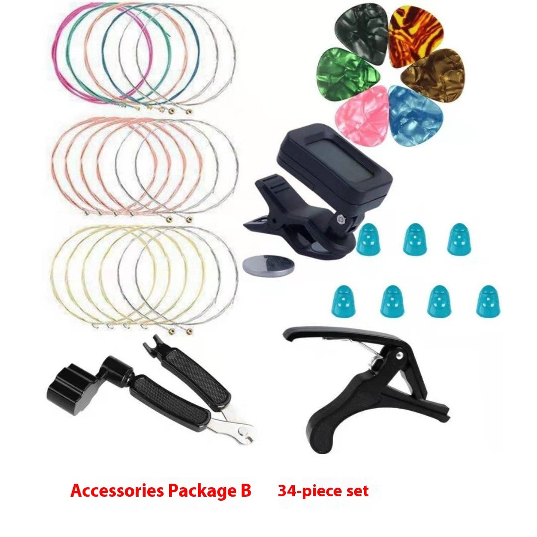 Guitar Accessories Suit Pick String Nail Pillow - Zalixer